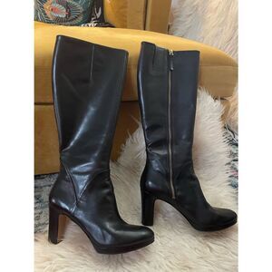 Nine West Paradoxe Black Knee-High Women's Boots 8